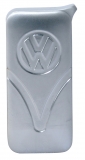 VW Metall Gas-Feuerzeug nachfüllbar "Silber No.1" Lizenzprodukt