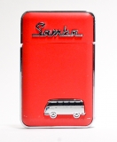 VW Samba Gas-Feuerzeug nachfüllbar "Rot" Lizenzprodukt + Geschenkbox