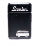 VW Samba Gas-Feuerzeug nachfüllbar "Schwarz" Lizenzprodukt + Geschenkbox