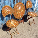 Rote Sitzgruppe "Vögel" - Tisch