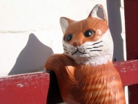 Kletterkatze klein "rot getigert"