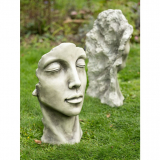 KunstStein Gesicht "FRAU", Kunststein
