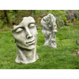 KunstStein Gesicht "MANN", Kunststein