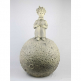 Der kleine Prinz auf dem Mond © Antoine de Saint-Exupéry (Kunststein) - Versandkostenfrei