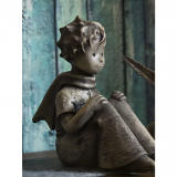Der Kleine Prinz mit Schal  © Antoine de Saint-Exupéry (Kunststein)