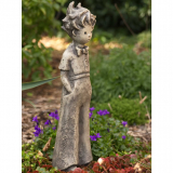 Kleiner Prinz stehende Figur  © Antoine de Saint-Exupéry (Kunststein)