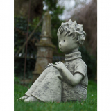 Der Kleine Prinz mit Schal © Antoine de Saint-Exupéry (Stein)