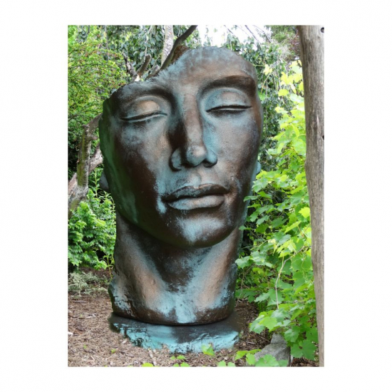 Gesicht Mann , Bronzeoptik
