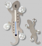 Pylones Thermometer für Aussen thermo animo "Eidechse"