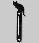 Pylones Thermometer für Aussen thermo animo "schwarze Katze"