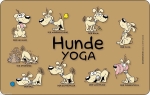 Frühstücksbrettchen Rahmenlos "Hunde Yoga"